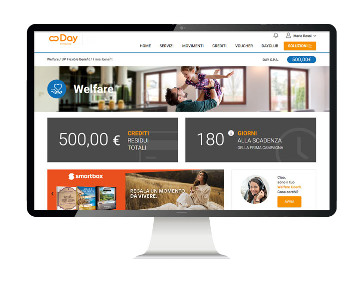 Portale Day Walfare: consultabile ovunque da smartphone, tablet e desktop